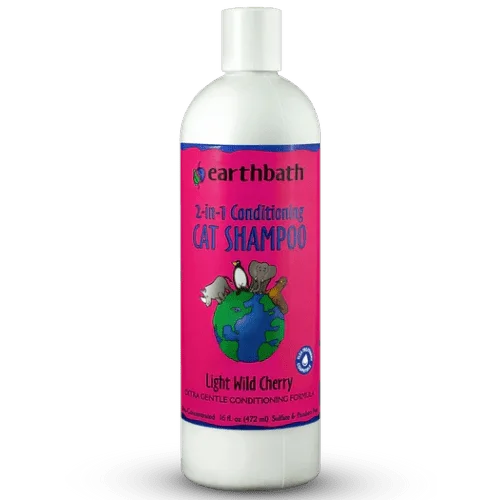 2-in-1 Conditioning Cat Shampoo Wild Cherry  - earthbath