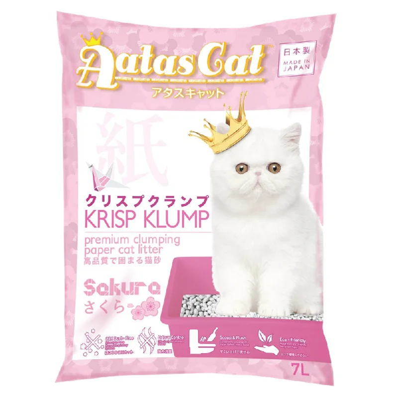 Aatas Cat Krisp Klump Paper Cat Litter Sakura 7L