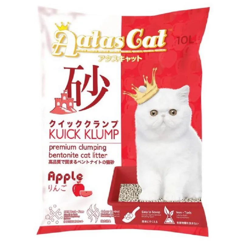 Aatas Cat Kuick Klump Bentonite Cat Litter Apple 10L