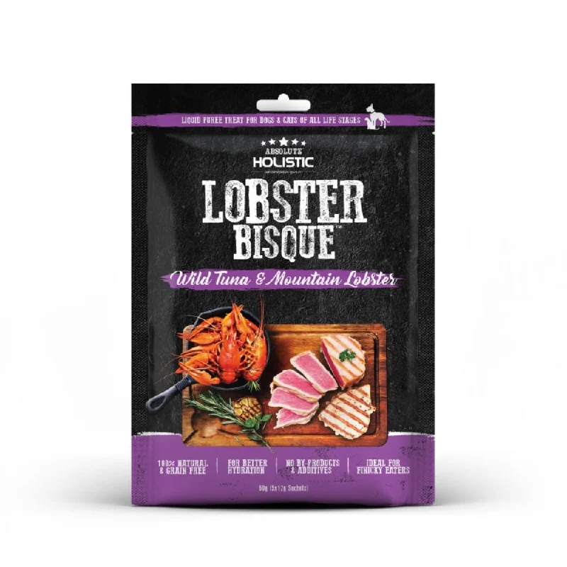 Absolute Holistic Bisque Wild Tuna & Mountain Lobster Cat & Dog Treats 60g