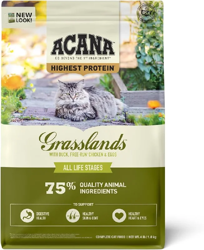 Acana Highest Protein Grain Free Cat Dry Food Grassland