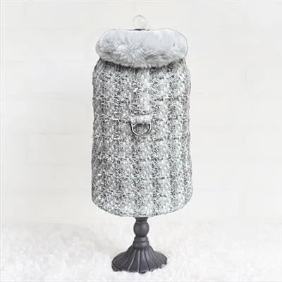 Annabella Dog Coat: Platinum