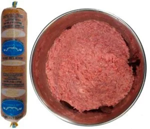 Blue Ridge Beef Frozen Chicken with Bone Grain-Free Raw Chub Dog Food and Cat Food