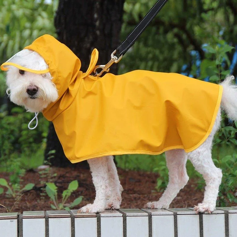 Cawayi Kennel Pet Small Large Dog Raincoat Waterproof Dog Clothes Outdoor Vest Coat Rain Jacket Dogs Poncho Pet Raincoats D2064