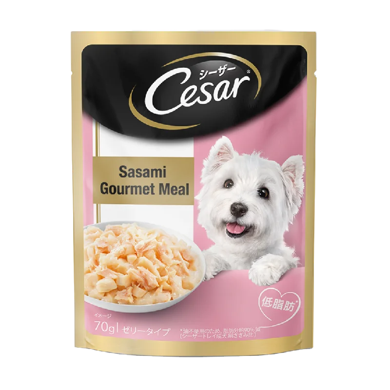 Cesar Premium Adult Wet Dog Food (Gourmet meal) - Sasami 70g (Pack of 16)