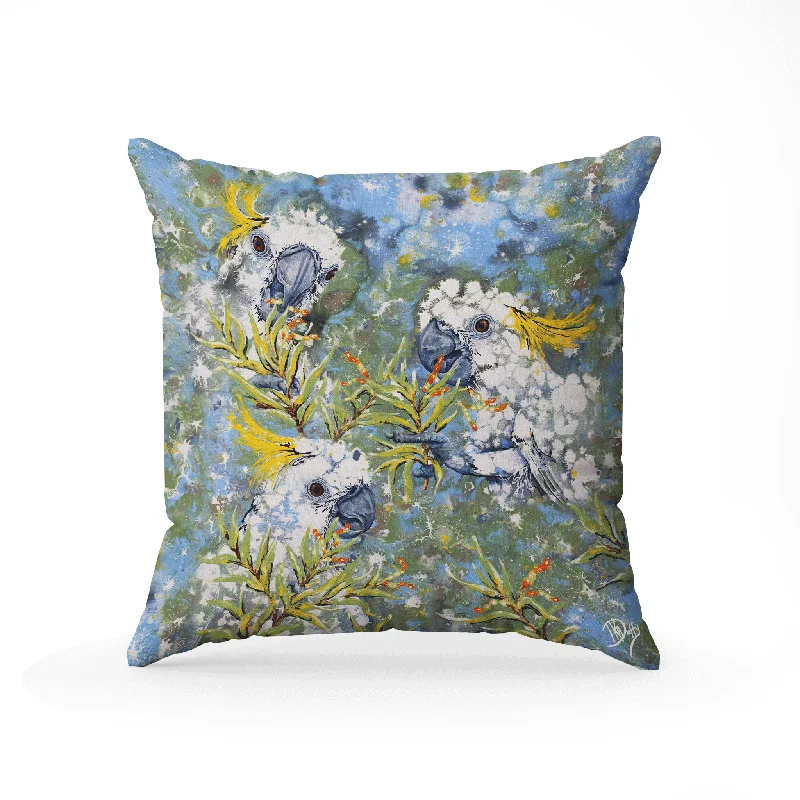 Sulphur Secateurs Square Cushion Cover