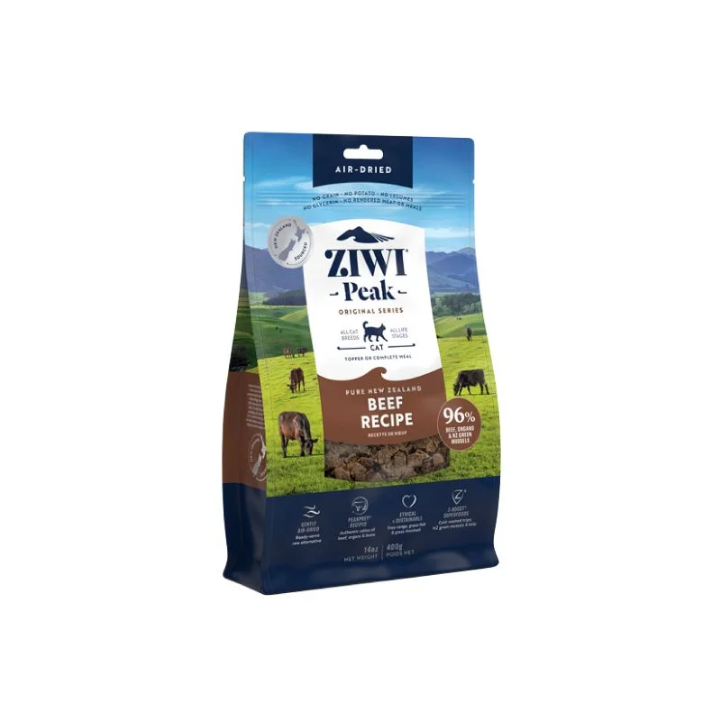 Ziwi Peak Air Dried Beef Dry Cat Food 400G