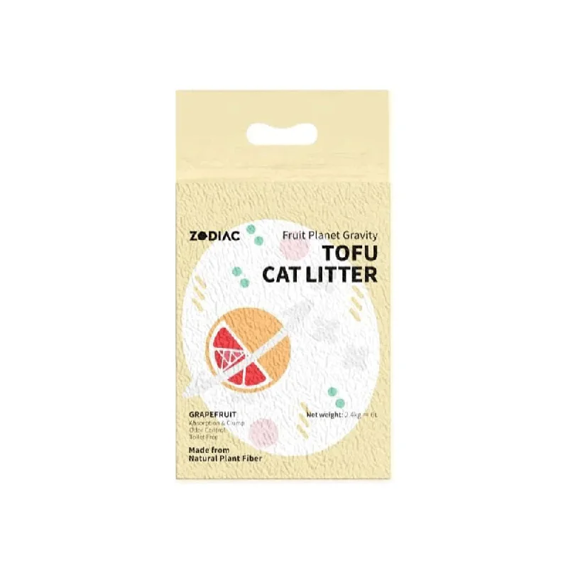 ZODIAC Grapefruit Fruity Tofu Cat Litter 4x2.5kg