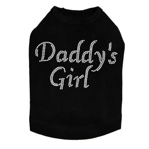 Daddy's Girl # 1 Rhinestone Dog Tank- Many Colors