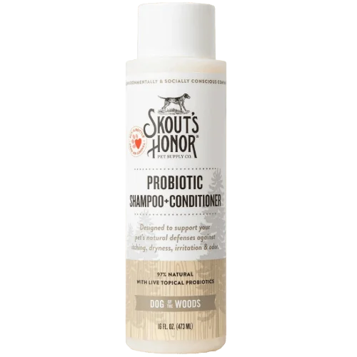 Dog of Woods (Sandalwood Vanilla ) Probiotic Dog/Cat Shampoo & Conditioner (2-In-1) - Skout's Honor