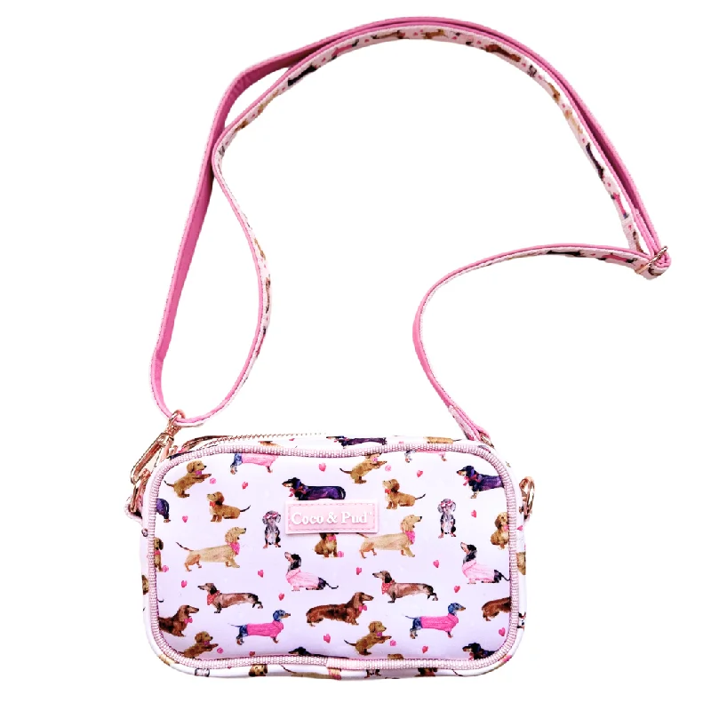 Doxie Rose 'Dog Walking' Crossbody/Waist Bag