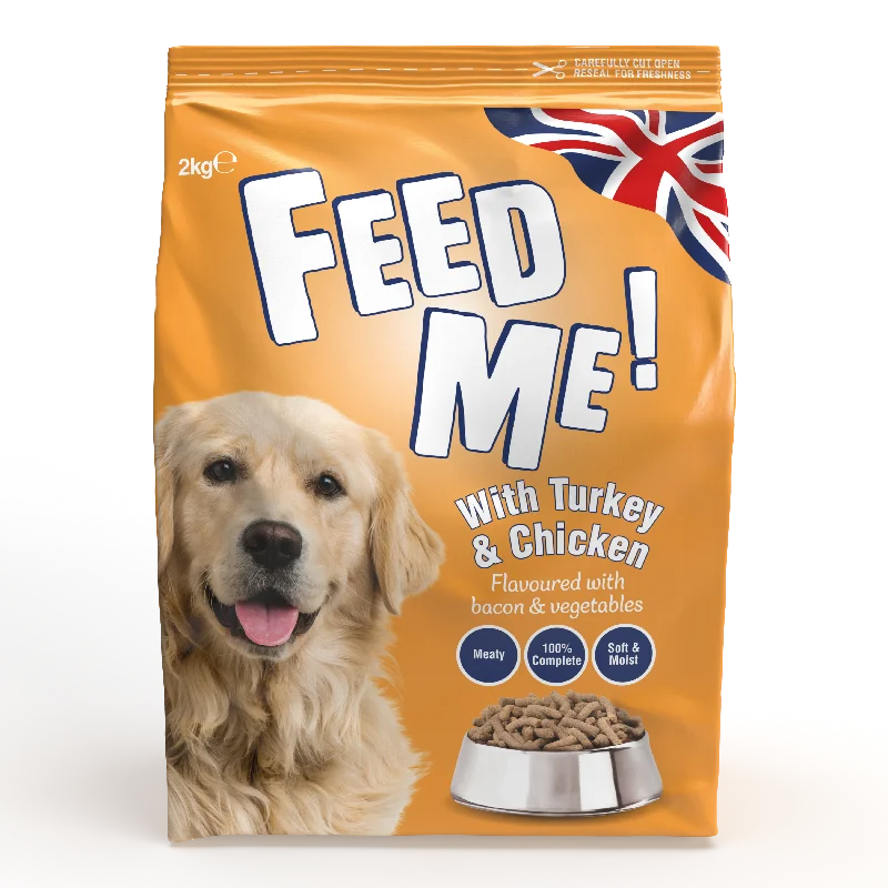 FEED ME with Turkey and Chicken flavoured with Bacon and Veg