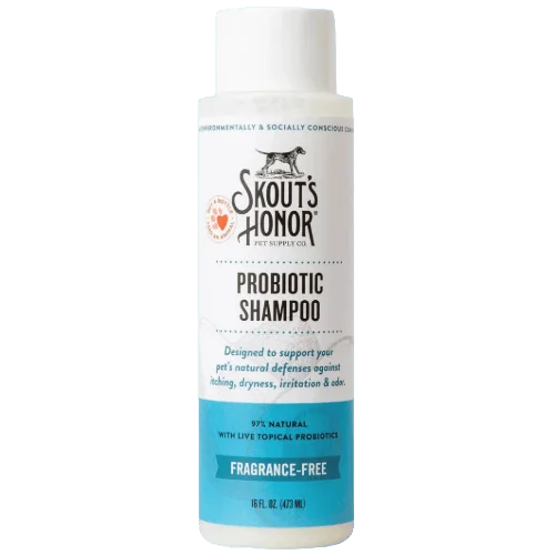 Fragrance-Free (Hypoallergenic) Probiotic Dog/Cat Shampoo - Skout's Honor