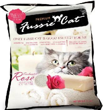 Fussie Cat Enchanted Rose Scoopable Bentonite Cat Litter 10L