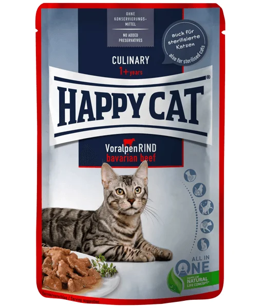 Happy Cat - Culinary Bavarian Beef Wet Food 85g