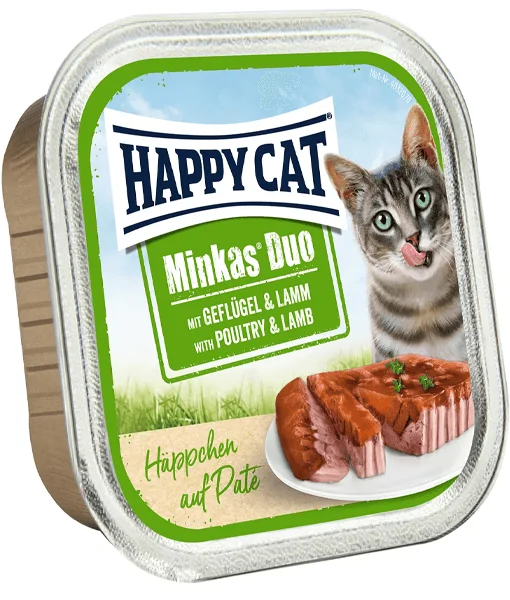 Happy Cat Minkas Duo Poultry and Lamb 100g