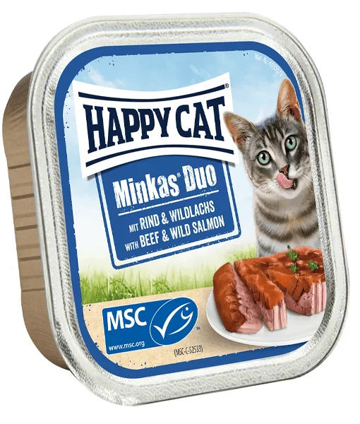 Happy Cat Minkas Duo Beef & Wild Salmon 100g