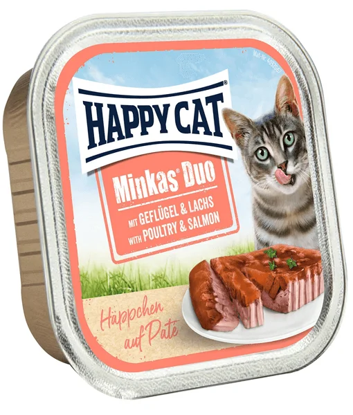 Happy Cat Minkas Duo Poultry & Salmon 100g