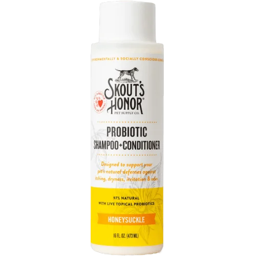 HoneySuckle Probiotic Dog/Cat Shampoo & Conditioner (2-In-1) - Skout's Honor