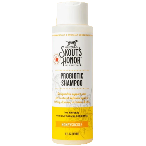 Honeysuckle Probiotic Dog/Cat Shampoo - Skout's Honor