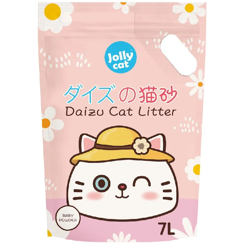 Jollycat Daizu Baby Powder Clumping Tofu Cat Litter 7L