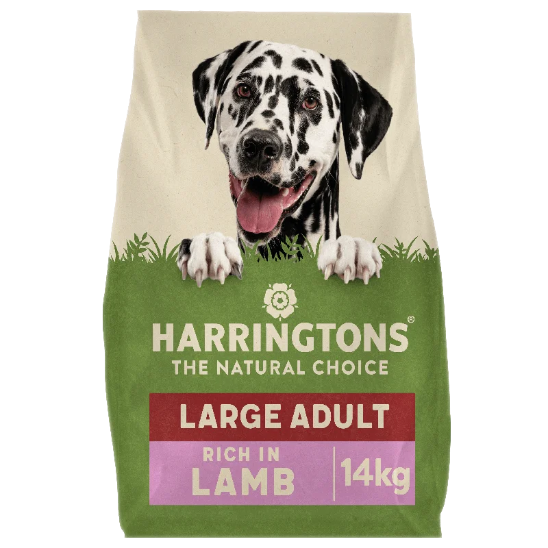 Dry Large Breed Adult Dog Food Rich in Lamb & Rice 14kg