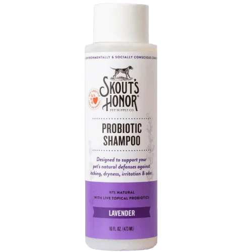 Lavender Probiotic Dog/Cat Shampoo - Skout's Honor