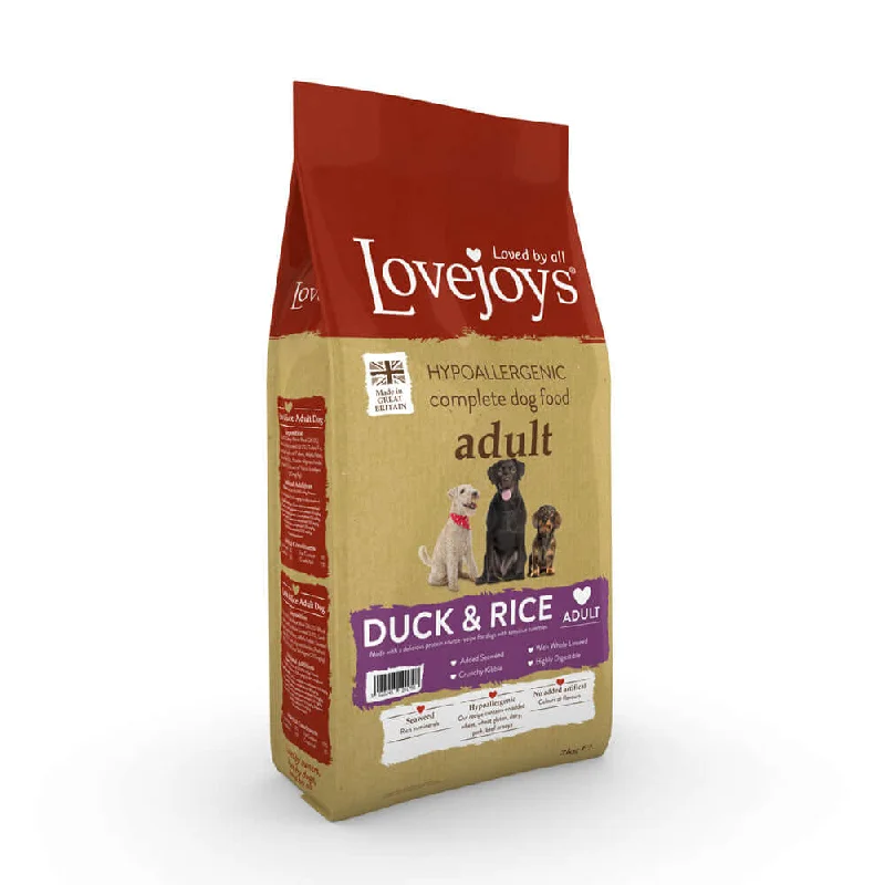 Lovejoys Duck Hypoallergenic Complete Adult Dog Food