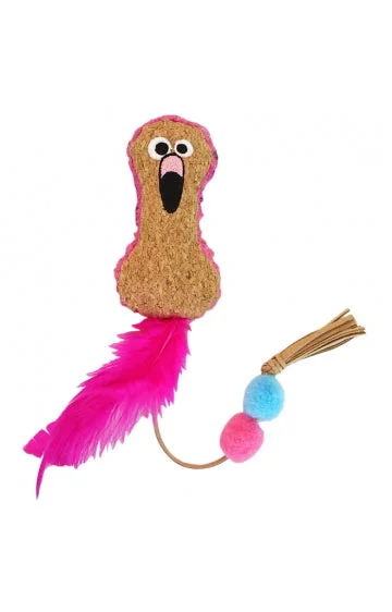 Mad Cat Fun Flamingo Catnip & Silvervine Cat Toy