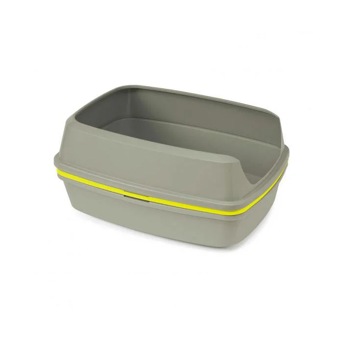 Moderna Lift To Sift Open Cat Litter Box - Lemon Large