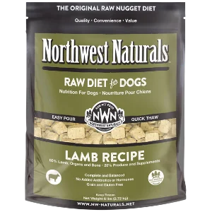 Northwest Naturals Raw Frozen Lamb Nuggets Dog Food