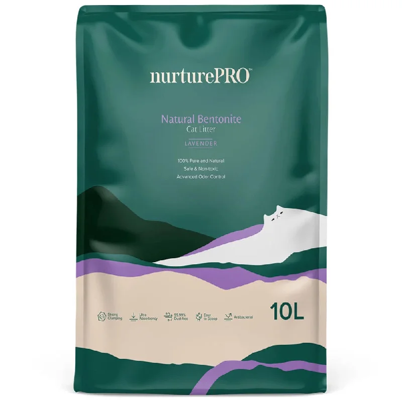 Nurture Pro Bentonite Lavender Cat Litter 10L