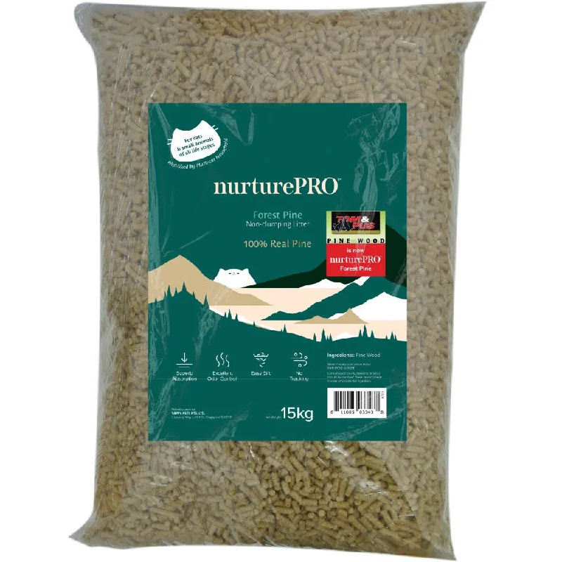 Nurture Pro Forest Pine Wood Cat Litter 15kg