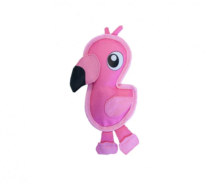 Outward Hound Fire Biterz Flamingo Chew Toy