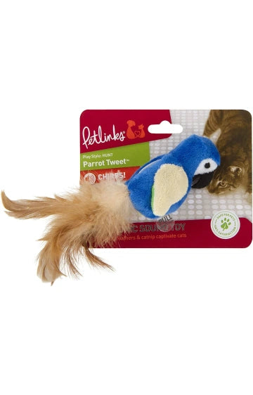 Petilinks Parrot Tweet Cat Toy