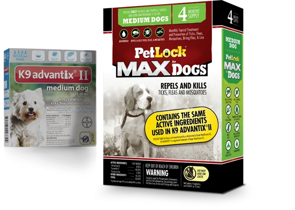 PetLock MAX Flea & Tick Treatment for Dogs 11-20 Lbs