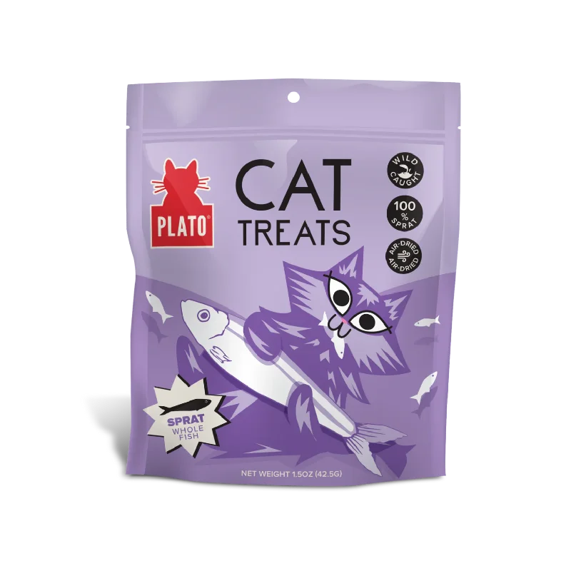 Plato Grain-Free Air Dried Baltic Sprat Cat Treats 2.5 oz