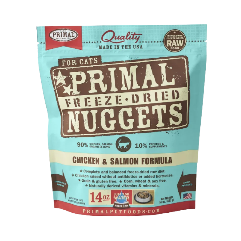 Primal Nuggets Chicken & Salmon Formula Freeze-Dried Cat Food