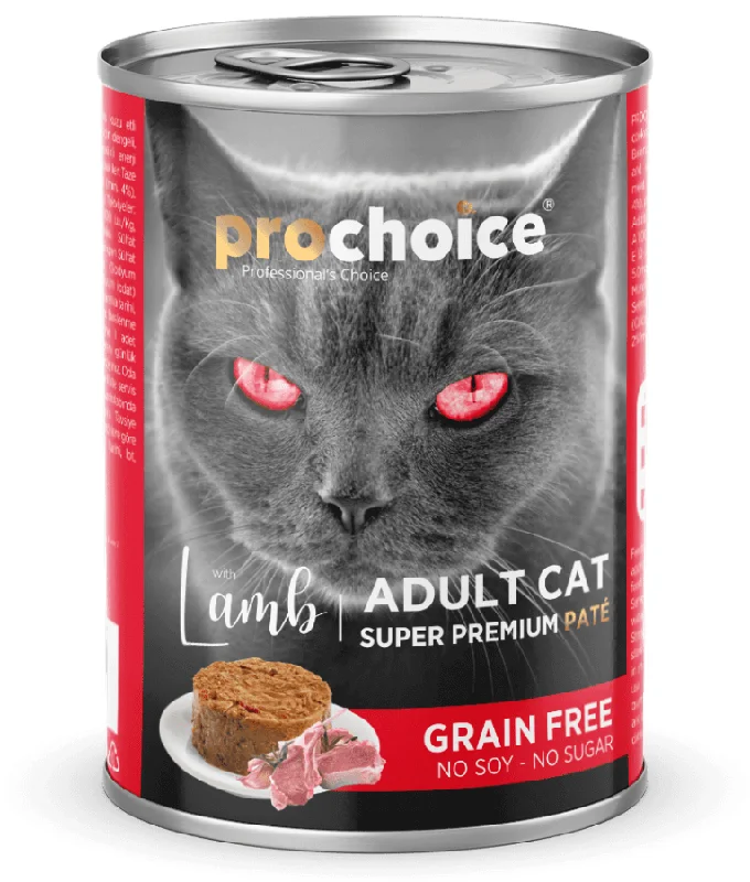 Prochoice - Adult Cat Premium Pate With Lamb 400g