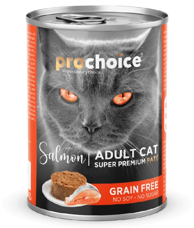 Prochoice - Adult Cat Premium Pate With Salmon 400g