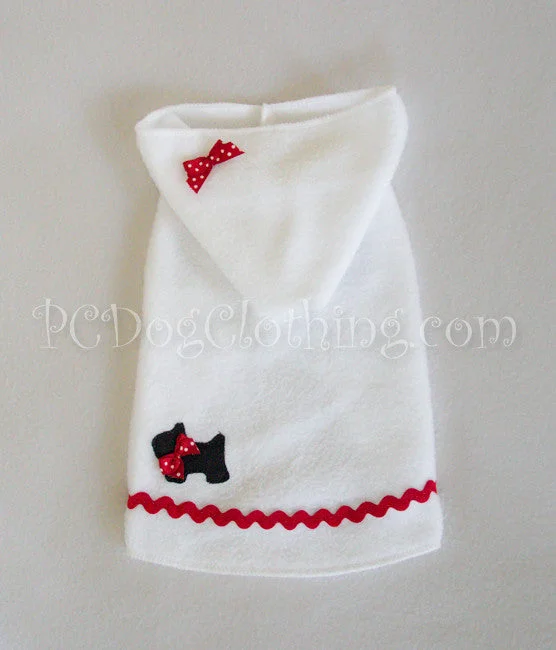 Scottie Dog Hoodie Dress