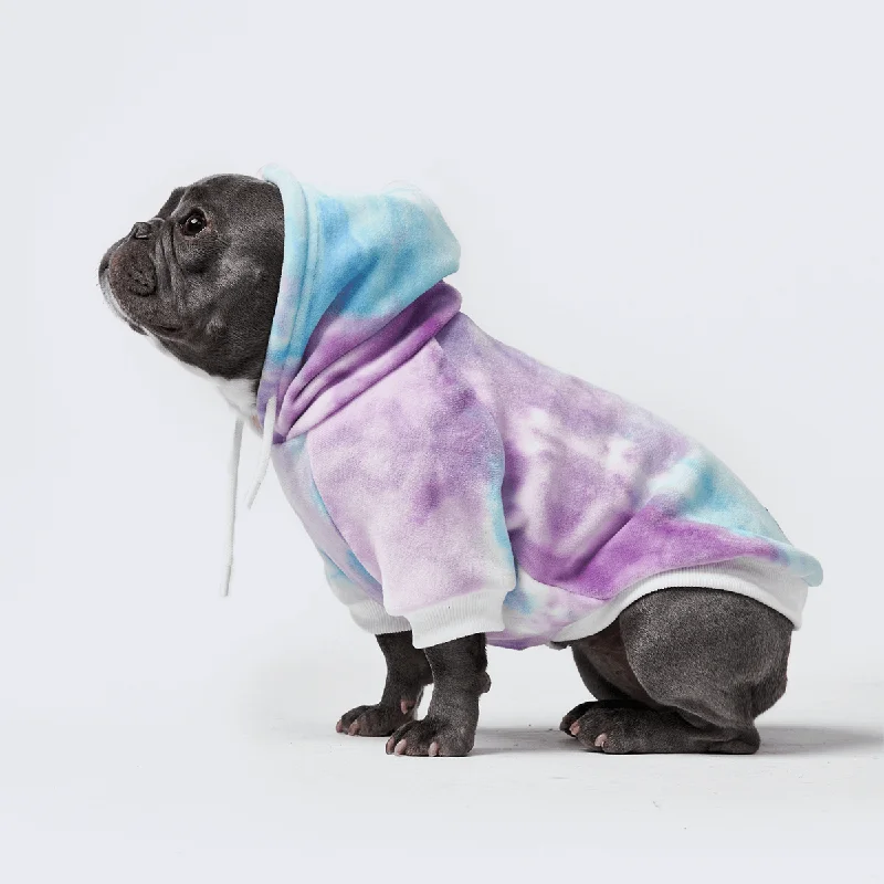 90s Retro Sky Dye Dog Hoodie