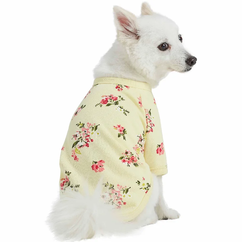 Spring-scented floral print French Terry Dog Sweatshirt