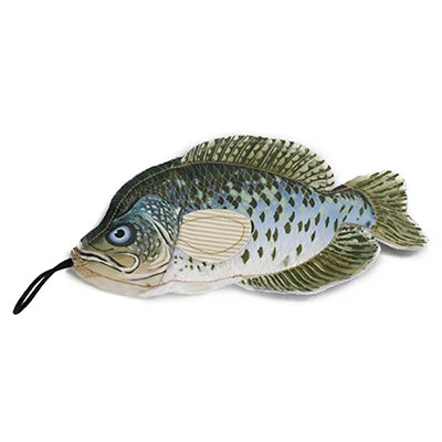 Steel Dog Denim Fish Crappie Dog Toy