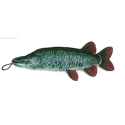 Steel Dog Denim Fish Muskie Dog Toy