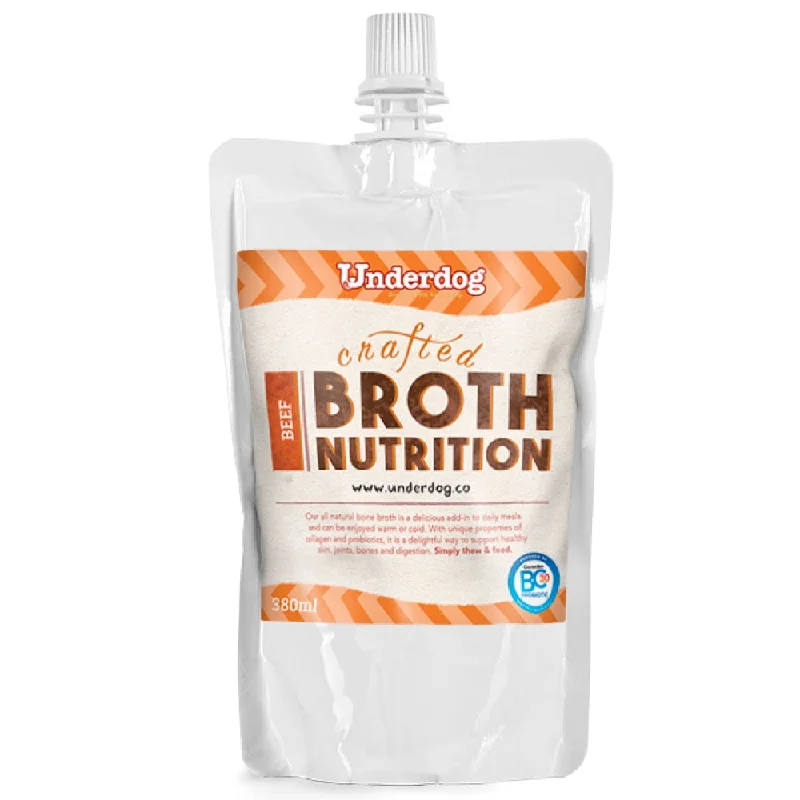 Underdog Bone Broth Beef Dog Food Topper (Frozen) 350ml