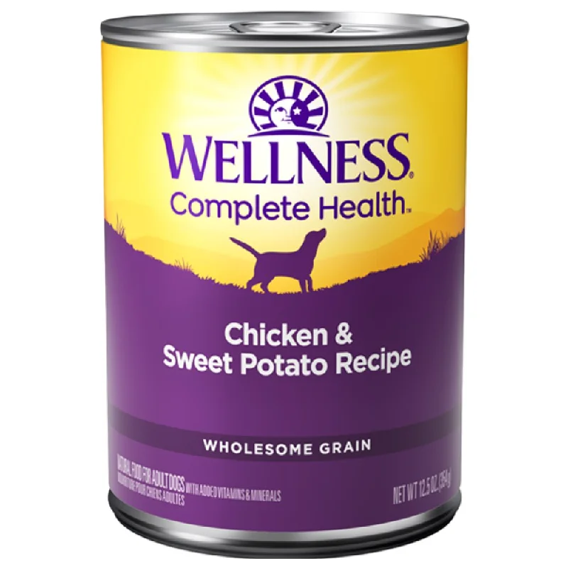 20% OFF: Wellness Complete Health Chicken & Sweet Potato Canned Dog Food 354g