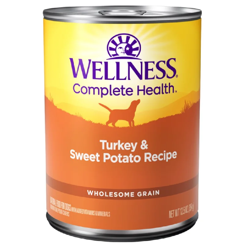 20% OFF: Wellness Complete Health Turkey & Sweet Potato Canned Dog Food 354g