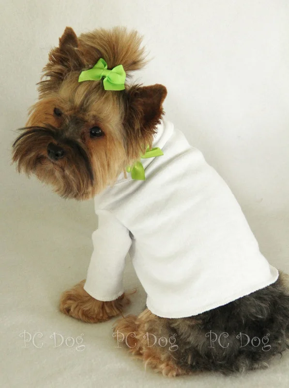 White and Lime Turtleneck