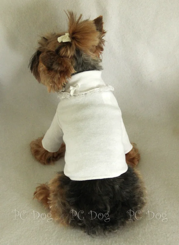 White Lace Turtleneck